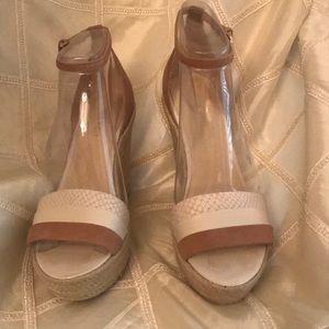 Nine West platform espadrille wedge heels